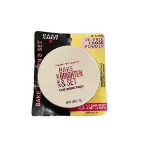 Hard Candy Sheer Envy Bake, Brighten & Set Loose Finishing Powder, 1387 Banana